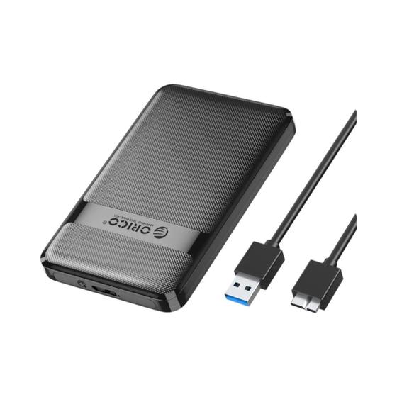 Imagem de Gabinete Externo HDD ORICO SATA USB 3.0 - Tipo-C, 6Gbps, 2.5" com Suporte Auto-Sleep