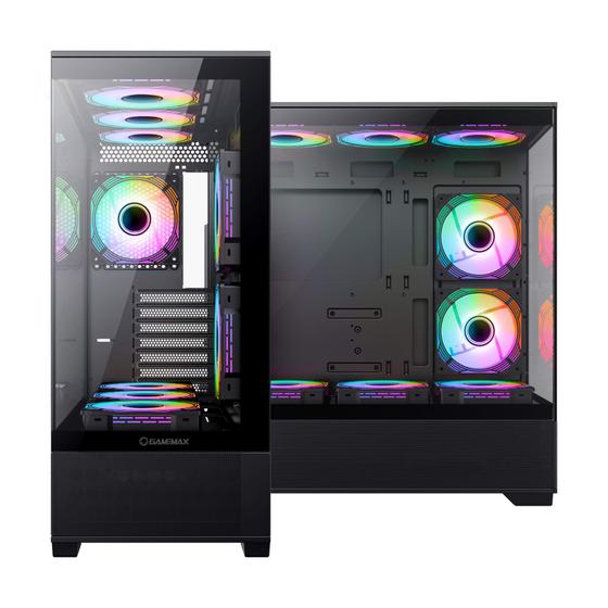 Imagem de Gabinete Gamemax Mid Tower Atx Vidro Vista Preto