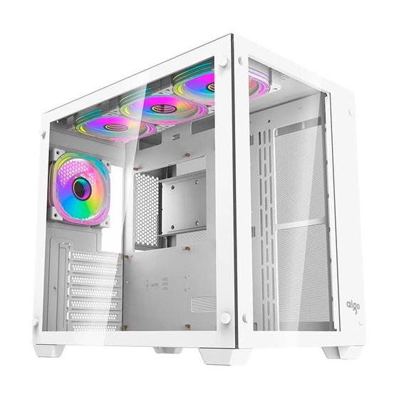 Gabinete Gamer Aigo Darkflash C285, ARGB, Mid-Tower, Lateral de Vidro, Com 4 Fans, Branco, C285-WH-4F Menor preço em Gabinete Gamer Aigo Darkflash C285, ARGB, Mid-Tower, Lateral de Vidro, Com 4 Fans, Branco, C285-WH-4F