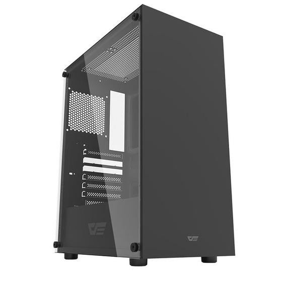 Imagem de Gabinete Gamer Aigo DarkFlash DK100, Mid-Tower, Lateral de Vidro, Preto, DK100-BK