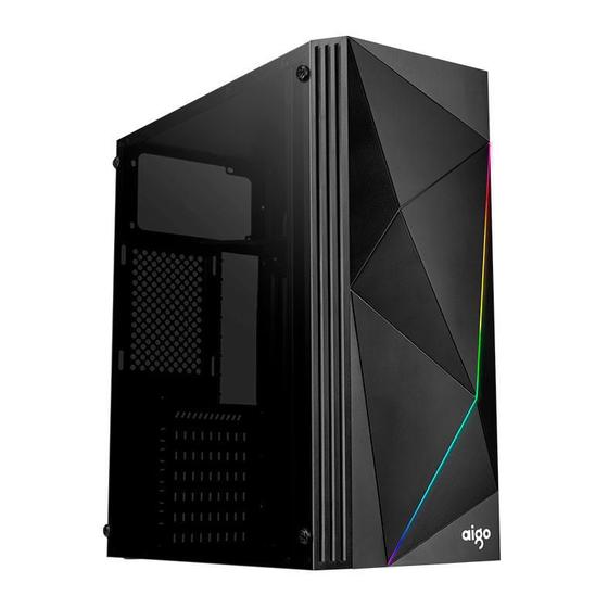 Gabinete Gamer Aigo Rainbow 2 Preto Lateral Acrilico é boa?