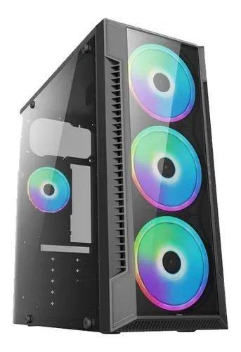 Gabinete Gamer BPC-C3147 2x USB 2.0 Áudio Frontal Lateral de Vidro Temperado Frente de Acrílico Black Menor preço em Gabinete Gamer BPC-C3147 2x USB 2.0 Áudio Frontal Lateral de Vidro Temperado Frente de Acrílico Black