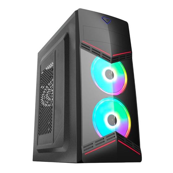 Imagem de Gabinete Gamer C3Tech Gaming, MID Tower, Preto - MT-G90BK