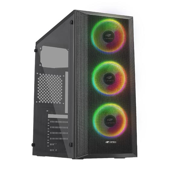 Imagem de Gabinete Gamer C3Tech MT-G220 Mid Tower, Lateral em Acrílico