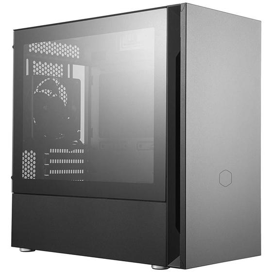 Gabinete Gamer Cooler Master Silencio S400, Mini Tower, com FAN, Lateral em Vidro - MCS-S400-KG5N-S00 Menor preço em Gabinete Gamer Cooler Master Silencio S400, Mini Tower, com FAN, Lateral em Vidro - MCS-S400-KG5N-S00