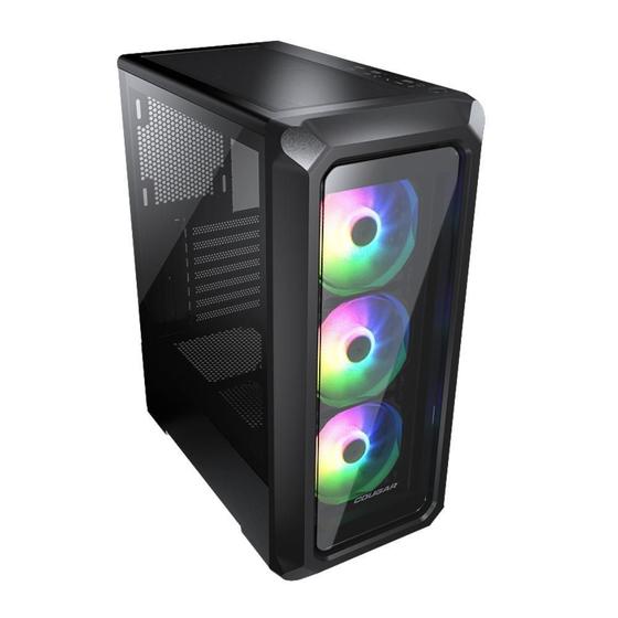 Gabinete Gamer Cougar Archon 2 Rgb Black 385Cc50.0003 Menor preço em Gabinete Gamer Cougar Archon 2 Rgb Black 385Cc50.0003