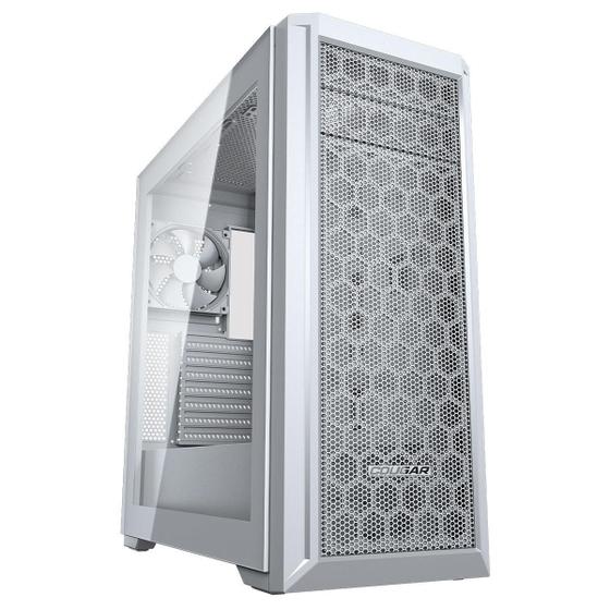 Imagem de Gabinete Gamer Cougar Mx330-G Pro White, 1X Fan, Lateral Em