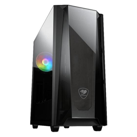 Gabinete Gamer Cougar Mx660-T Com 1 Fan Vidro Black Menor preço em Gabinete Gamer Cougar Mx660-T Com 1 Fan Vidro Black