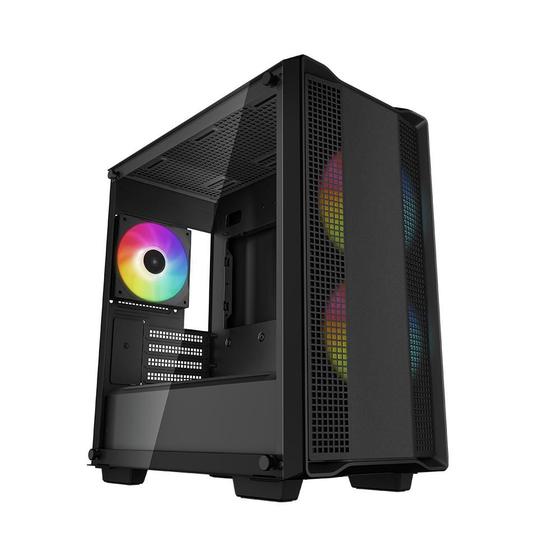 Imagem de Gabinete Gamer Deepcool CC360 BK ARGB Micro ATX 3 Fans Preto