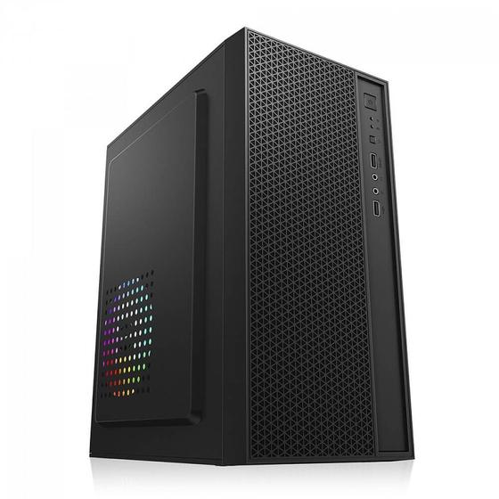 Imagem de Gabinete Gamer Duex Full Black  USB 2.0 - DX255-4