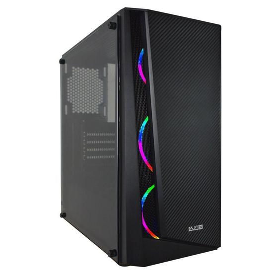 Imagem de Gabinete Gamer Evus G15 3 Fans Rgb Lateral Vidro Temperado