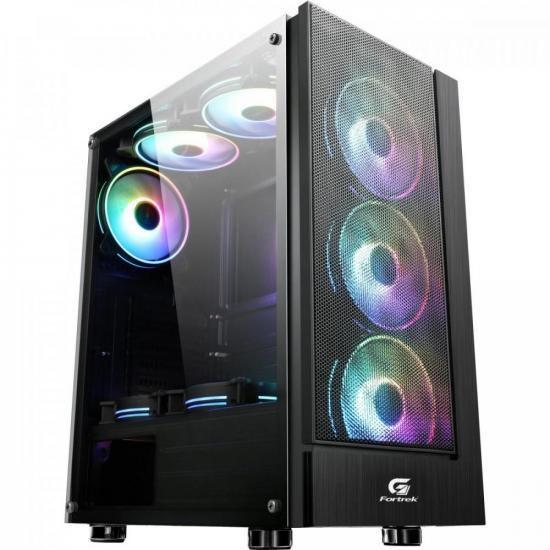 Imagem de Gabinete Gamer Fortrek Cruiser Mid Tower RGB Preto