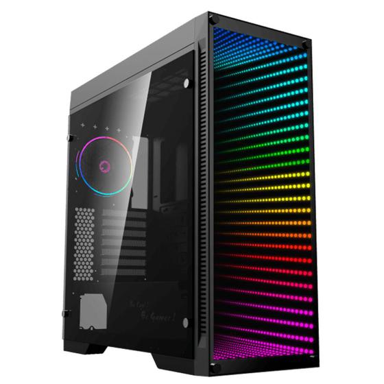 Gabinete Gamer Gamemax Infinit M908-TR Rainbow Menor preço em Gabinete Gamer Gamemax Infinit M908-TR Rainbow