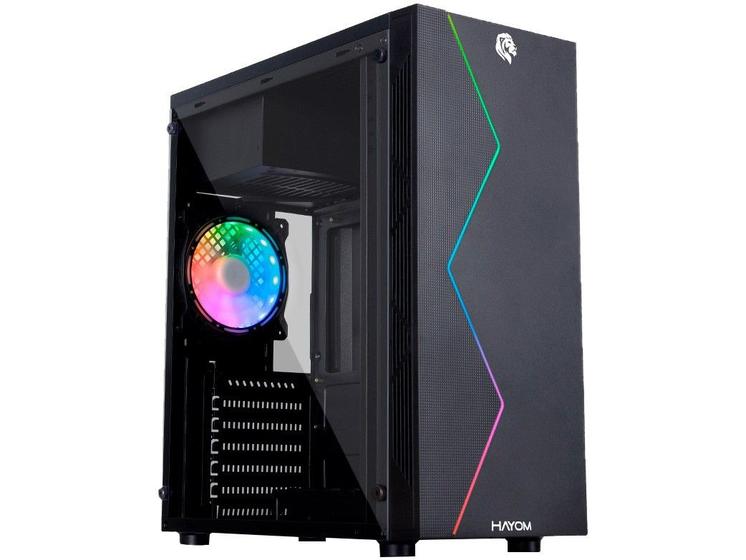 Imagem de Gabinete Gamer Hayom GB1705 RGB ATX Preto