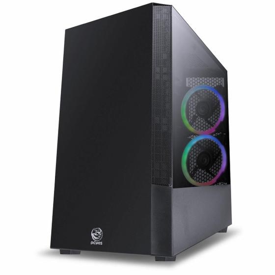 Gabinete Gamer Invertido Gravity - Lateral Vidro - 2 Fans Rgb - Pcyes - Grptrgb1fv Menor preço em Gabinete Gamer Invertido Gravity - Lateral Vidro - 2 Fans Rgb - Pcyes - Grptrgb1fv