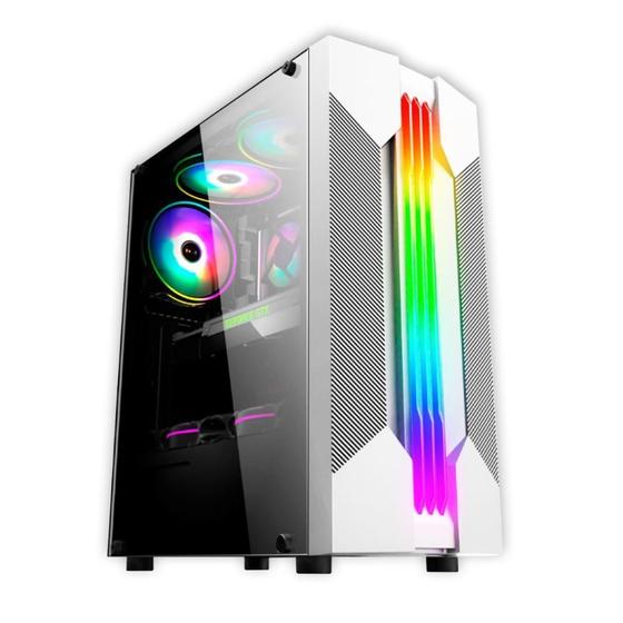 Imagem de Gabinete Gamer K-Mex Bifrost 6 Cg-W1A9 - Rgb - Atx - Branco