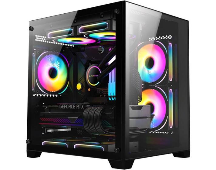 Imagem de Gabinete Gamer K-mex CG-413A SpaceY Micro ATX sem Fans