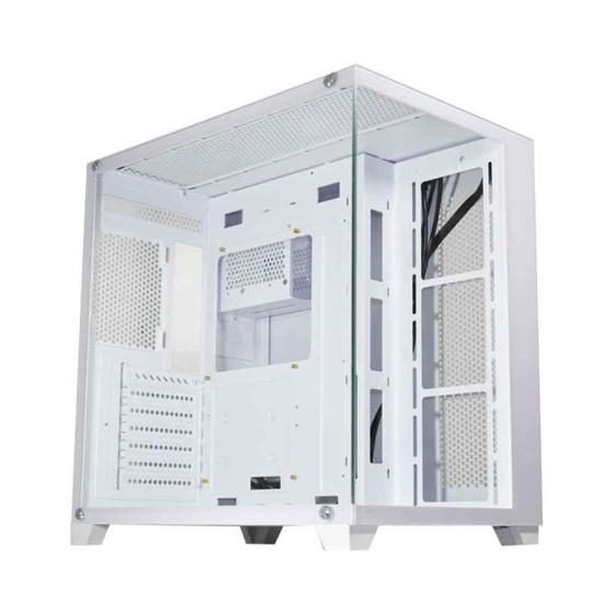 Imagem de Gabinete Gamer K-mex Ghost Shark White Atx - Cg-w2j1