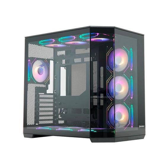 Gabinete Gamer KBM! GAMING GN950, Mid Tower, ARGB, ATX, Lateral e Frontal em Vidro, 10x Cooler Fan ARGB, Preto - KGGN950PT Menor preço em Gabinete Gamer KBM! GAMING GN950, Mid Tower, ARGB, ATX, Lateral e Frontal em Vidro, 10x Cooler Fan ARGB, Preto - KGGN950PT
