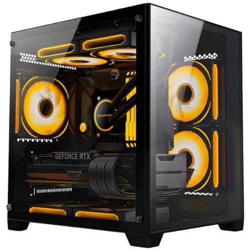 Gabinete Gamer Kmex CG-413A Space Y Led RGB Menor preço em Gabinete Gamer Kmex CG-413A Space Y Led RGB