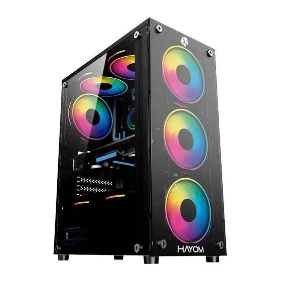Gabinete Gamer Lateral E Frontal Em Vidro Com 4 Fans Ja Inclusas - GB1729 Menor preço em Gabinete Gamer Lateral E Frontal Em Vidro Com 4 Fans Ja Inclusas - GB1729