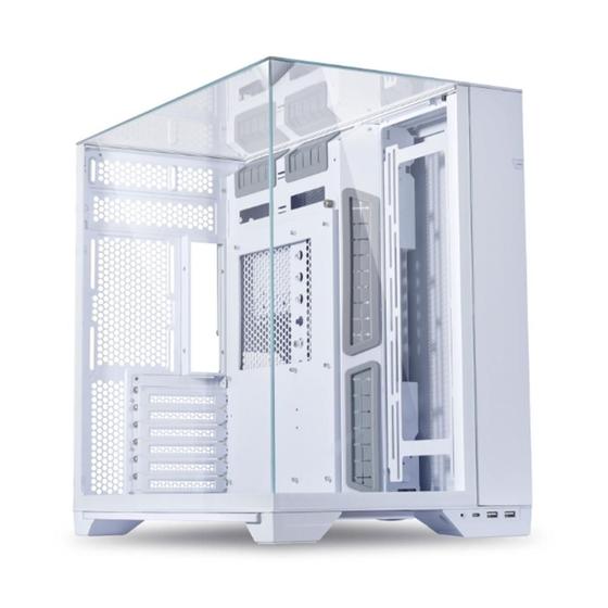 Imagem de Gabinete Gamer lian-Li O11 Vision, Full Tower, ATX, 3 Lados em Vidro Temperado, Branco - O11VW WHITE