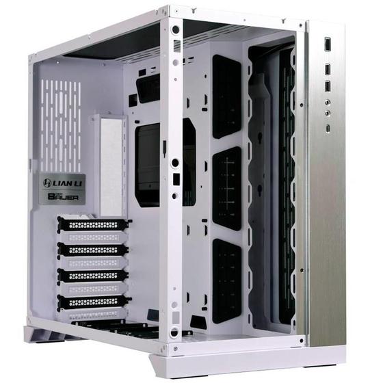 Imagem de Gabinete Gamer Lian Li PC-011 Dynamic, Mini ITX / Micro ATX / ATX, Lateral e Frontal em Vidro, Branco - PC-O11 DYNAMIC WHITE 
