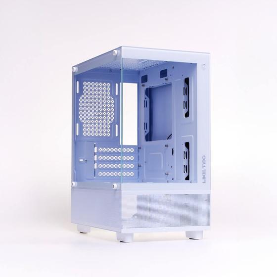 Imagem de Gabinete Gamer Liketec Opera Snow Mid Tower mATX Vidro Panorâmico Sem Fan - LC-CB-OPERA-20856