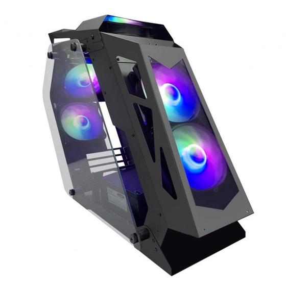 Imagem de Gabinete Gamer M-ATX HTLK6S05R6 C/ 06 Fans  S/ Fonte