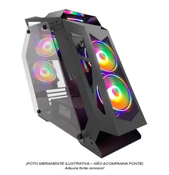 Imagem de Gabinete Gamer M-ATX HTLK6S24R6 C/ 06 Fans  S/ Fonte