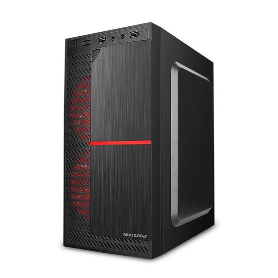 Gabinete Gamer Micro ATX com 2 Coolers Multilaser - GA206 Menor preço em Gabinete Gamer Micro ATX com 2 Coolers Multilaser - GA206