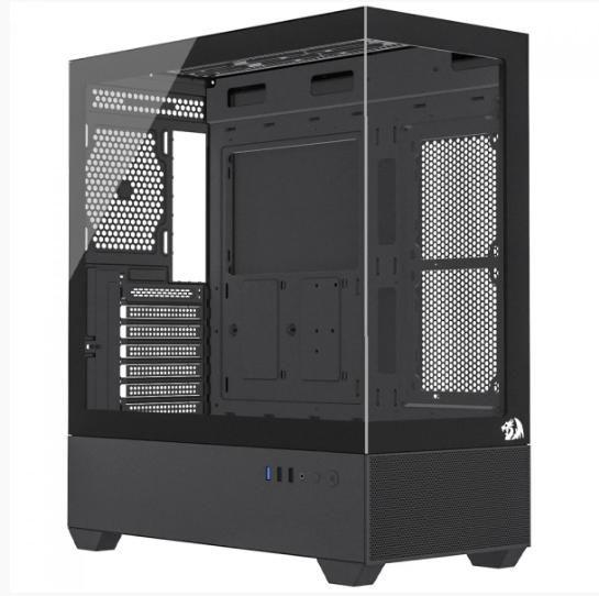 Imagem de Gabinete gamer mid tower redragon reflect flow preto ca-606b