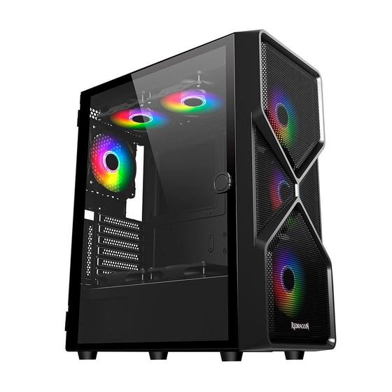 Gabinete gamer mid tower sem fan sem fonte gc-mb211 superion preto redragon Menor preço em Gabinete gamer mid tower sem fan sem fonte gc-mb211 superion preto redragon