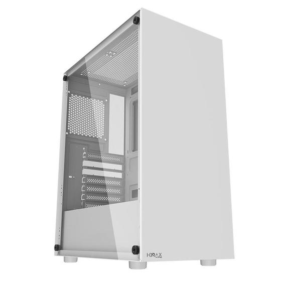Gabinete Gamer Motospeed Hyrax HGB200, ATX, Lateral em Vidro Temperado, Branco - HGB200W Menor preço em Gabinete Gamer Motospeed Hyrax HGB200, ATX, Lateral em Vidro Temperado, Branco - HGB200W