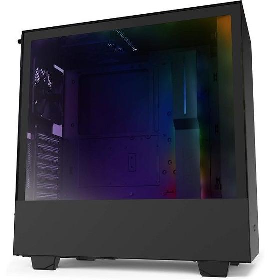 Imagem de Gabinete Gamer NZXT H5101 MID Tower Vidro Temperado sem Fonte 2 FANS Preto