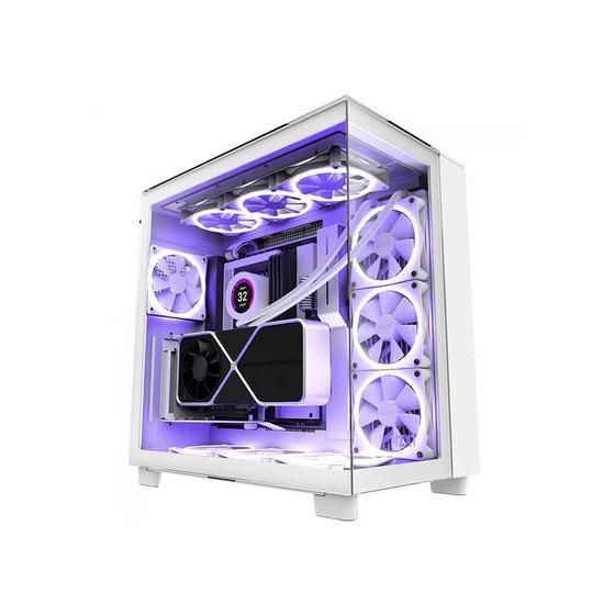 Imagem de Gabinete Gamer Nzxt H9 Elite Branco Mid Tower Com Fan