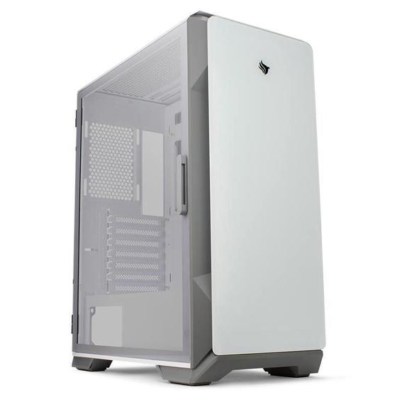 Gabinete Gamer Pichau Pouter 3 Lateral De Vidro Branco, PG-P03-WT Menor preço em Gabinete Gamer Pichau Pouter 3 Lateral De Vidro Branco, PG-P03-WT