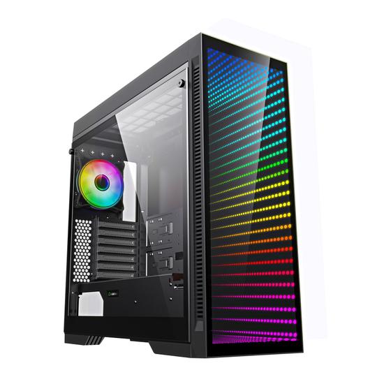 Menor preço em Gabinete Gamer Preto Argb 1-fan Vidro Gamemax Infinit