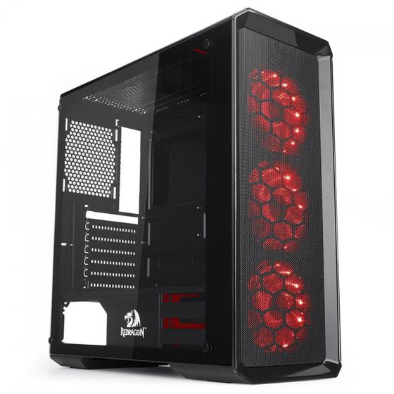 Gabinete Gamer Redragon Grimlock MidTower 1 Fan Vidro Temperado Sem Fonte - GC-602-1 é boa?