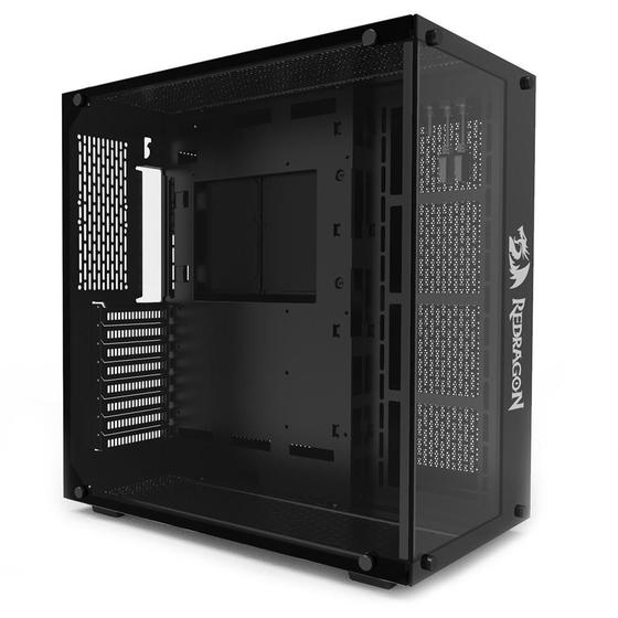 Gabinete Gamer Redragon Wideload, Mid Tower, Lateral e Frontal em Vidro - GC-802-1 Menor preço em Gabinete Gamer Redragon Wideload, Mid Tower, Lateral e Frontal em Vidro - GC-802-1