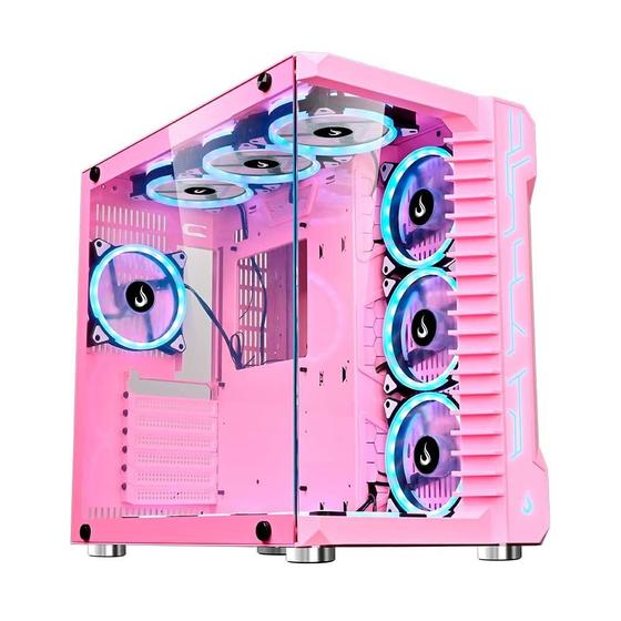 Gabinete Gamer Rise Mode Galaxy Glass, Mid Tower, Lateral e Frontal em Vidro Temperado, Rosa - RM-GA-GG-PK é boa?