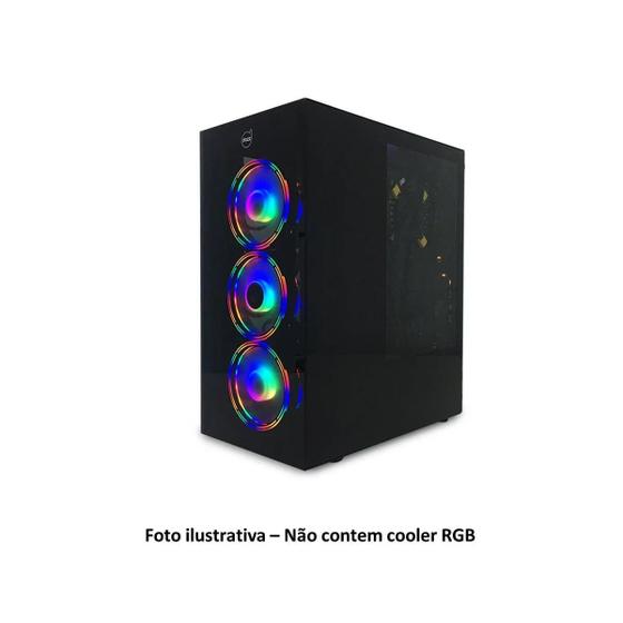 Gabinete Gamer Saturno Mid Tower Full ATX Menor preço em Gabinete Gamer Saturno Mid Tower Full ATX