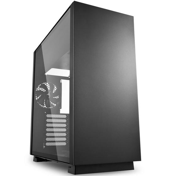 Gabinete Gamer Sharkoon Pure Steel sem Fonte, Mid Tower, USB 3.0, 2 Fans, Preto com Lateral em Vidro - PURE STEEL BLACK ATX Menor preço em Gabinete Gamer Sharkoon Pure Steel sem Fonte, Mid Tower, USB 3.0, 2 Fans, Preto com Lateral em Vidro - PURE STEEL BLACK ATX