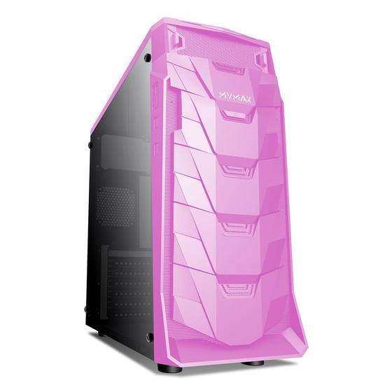 Gabinete Gamer Taurus USB 3.0 Rosa LED Vermelho Menor preço em Gabinete Gamer Taurus USB 3.0 Rosa LED Vermelho