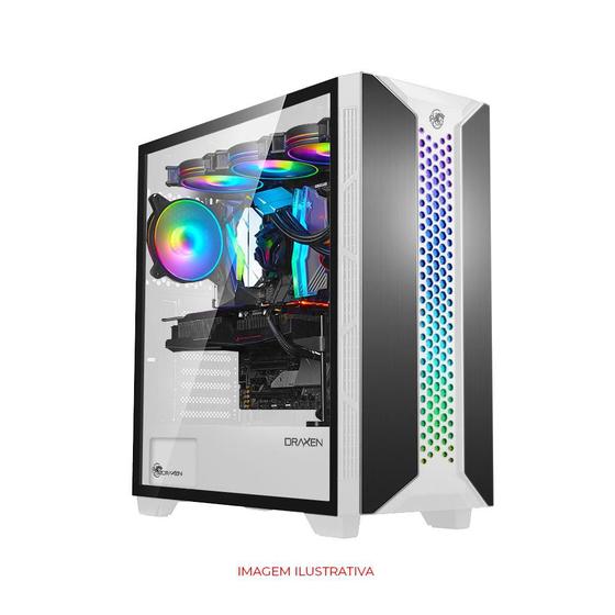 Gabinete Gamer Thalatha Aluminio ARGB Branco - DRAXEN é boa?