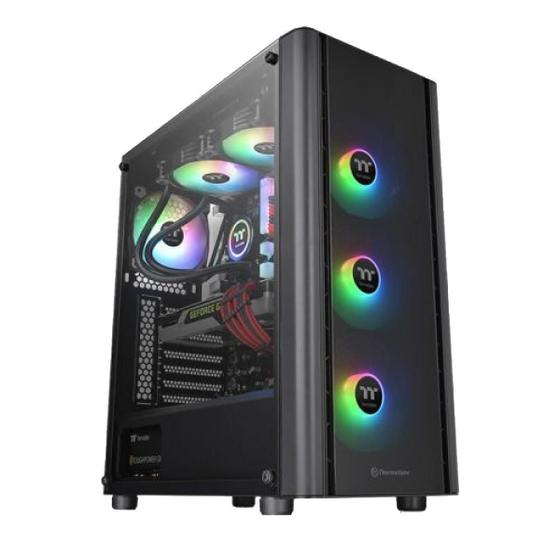 Imagem de Gabinete Gamer Thermaltake V250 Tg Argb Black Vidro