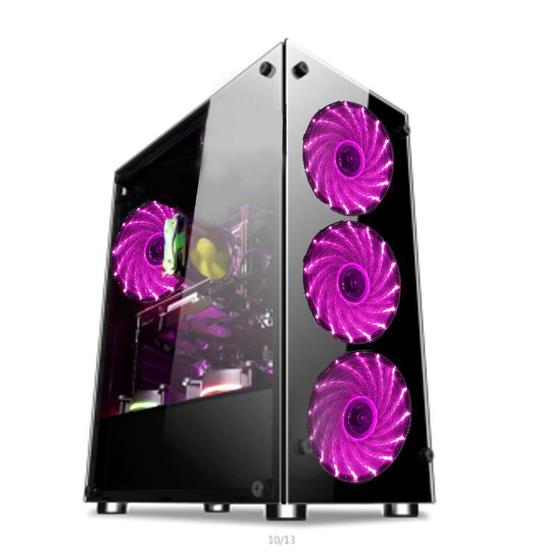 Imagem de Gabinete gamer video atx 01150 4 coolers