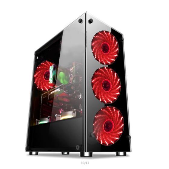 Gabinete Gamer Vidro Usb3.0 Xway 01150 Com 4 Fan Cooler Menor preço em Gabinete Gamer Vidro Usb3.0 Xway 01150 Com 4 Fan Cooler
