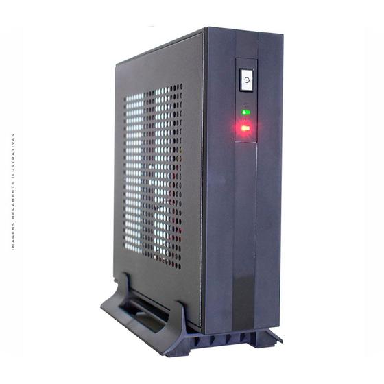 Imagem de Gabinete K-Mex CI-218R, com Fonte , Placa Conversora, Mini ITX, Preto - GI218EKD0040B0X