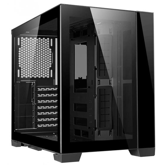 Imagem de Gabinete Lian Li Dynamic Mini, Mini Tower, Vidro Temperado, Black, mATX, Sem Fonte, Sem Fans, O11D MINI-X